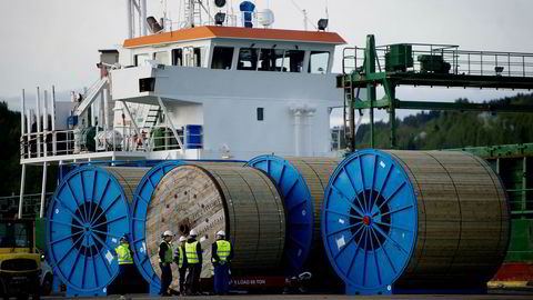 Lossekontoret på havnen i Drammen under en Holship-blokade i 2014. Nå er det enighet om en ny avtale.