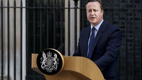 Storbritannias statsminister David Cameron. Foto: AFP PHOTO / ADRIAN DENNIS / NTB SCANPIX