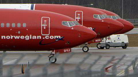 Norwegian-fly i Sverige.