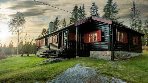 Mange drømmer om hytte i Marka. Denne hytta ved Ørfiske ble nylig solgt til prisantydning på 4,25 millioner kroner. Foto: Studio Oslo/ Sem & Johnsen