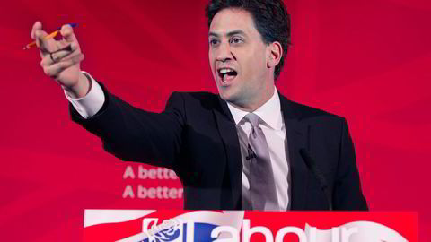 Labour-leder Ed Miliband vil ikke samarbeide med det skotske nasjonalistpartiet SNP, selv om det kan sikre ham flertall. Foto: Jeff Gilbert