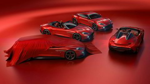 Aston Martins samarbeid med italienske Zagato har resultert i fire modeller. Shooting Brake står delvis tildekket, deretter kommer Volante, Coupe og Speedster.
