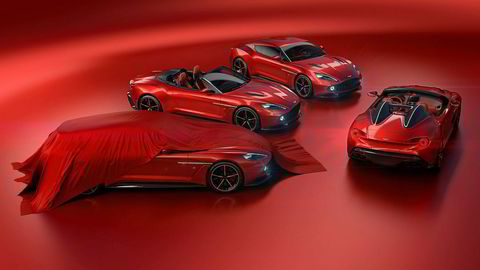 Aston Martins samarbeid med italienske Zagato har resultert i fire modeller. Shooting Brake står delvis tildekket, deretter kommer Volante, Coupe og Speedster.
