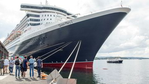 Illustrasjonsbilde. Cruiseskipet Queen Mary II besøker Oslo.