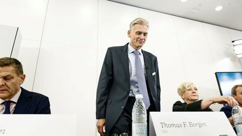 Thomas Borgen er ferdig som sjef i Danske Bank etter at han måtte slutte på dagen mandag. Han skulle egentlig sitte frem til en varig arvtager var på plass.