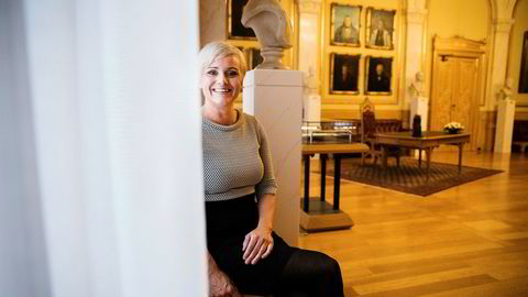 Margret Hagerup på Stortinget.