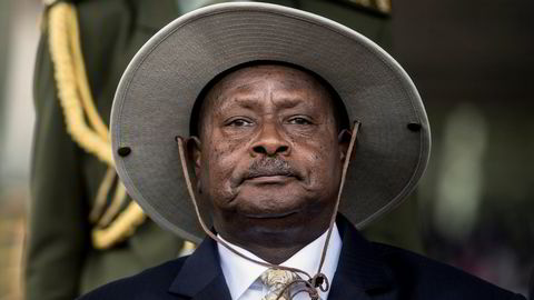 OMMØBLERTE. Ugandas president Yoweri Museveni har gitt kona Janet en plass i regjeringen. FOTO: Reuters / NTB scanpix