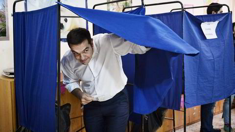 Syriza-leder Aleksis Tsipras har fått fornyet tillit av grekerne. Foto: Louisa Gouliamaki/AFP/NTB Scanpix