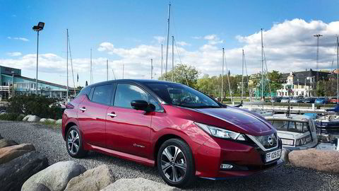 Nissan Leaf E+ er selvsagt helt lik sin mindre kraftfulle, men eldre bror.