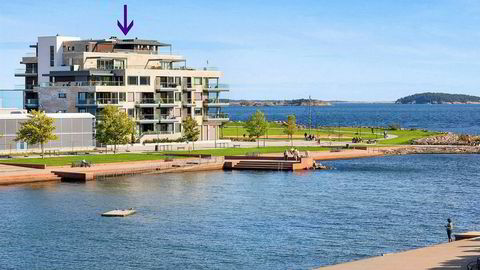 Cathrine Rasmussen har solgt toppleiligheten ytterst på Tangen i Kristiansand og satt prisrekord for en leilighet omsatt i det åpne markedet i sørlandsbyen.