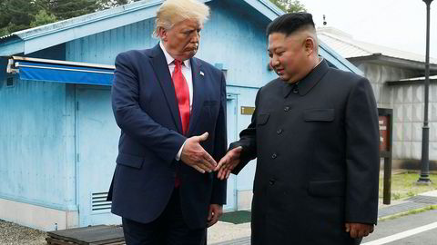 President Donald Trump besøkte grensen mellom Sør-Korea og Nord-Korea i slutten av juni – og satte føttene på nordkoreansk jord i et knapt minutt. Nå er han invitert til et offisielt besøk til hovedstaden Pyongyang av Kim Jong-un.