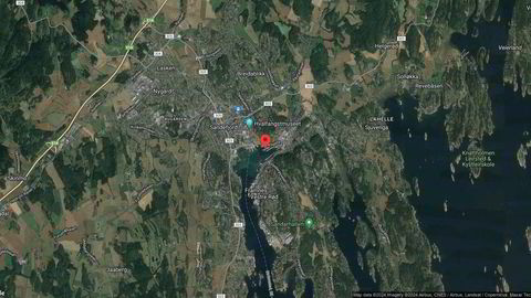 Området rundt Kilgata 3A, Sandefjord, Vestfold