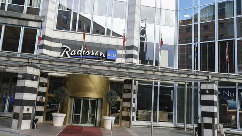 Raddison Blu Plaza hotel er en av hotellene som er rammet av streik. Foto: Terje Pedersen /
