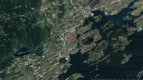 Området rundt Solveien 43, Asker, Akershus