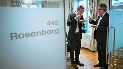 Ola Borten Moe og Erik Haugane er to av fire grunnleggere av oljeselskapet Okea i Trondheim.
