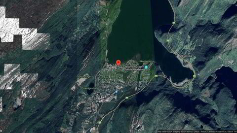 Området rundt Sandbakkveien 8G, Saltdal, Nordland