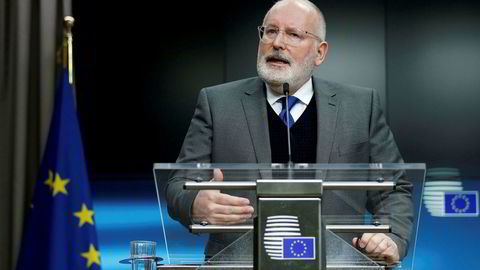 Ballen ligger nå på britisk side, ifølge første visepresident i EU, Frans Timmermans.