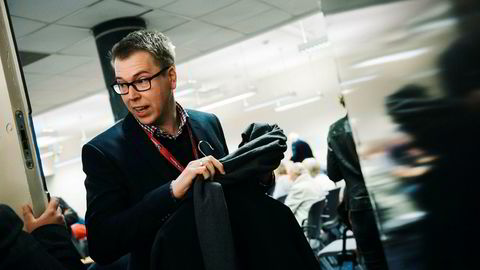 Eirik Hoff Lysholm er publisher i Dagsavisen. Foto: Fartein Rudjord