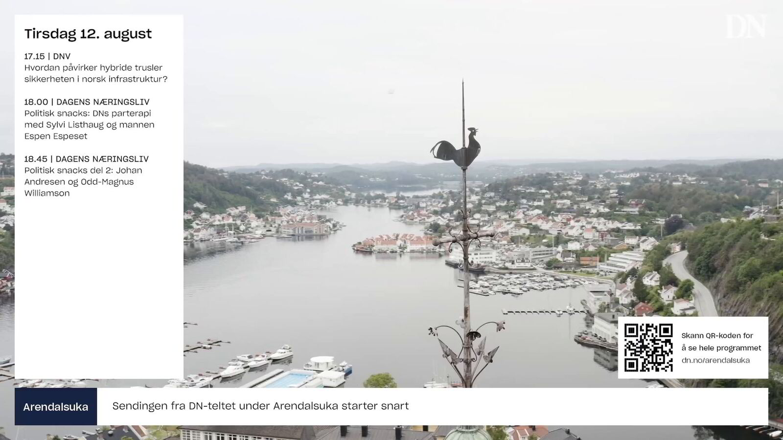 ARENDAL 2025 LIVE CLEAN FEED 2025-08-13 at 05:51