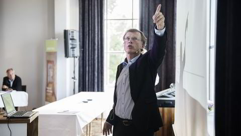 TROR PÅ KRAKK: Sjefstrateg Peter Hermanrud i Swedbank tror Oslo Børs når toppen innen sommeren 2015