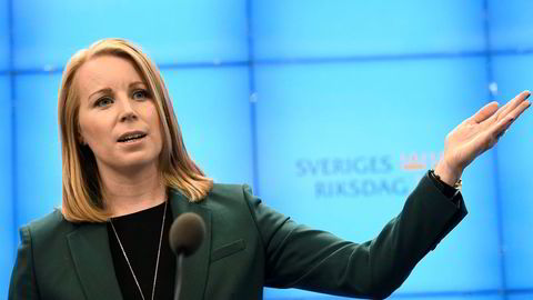 Centerpartiets partileder Annie Lööf vil stemme mot Ulf Kristerssons regjeringsforslag på onsdag.