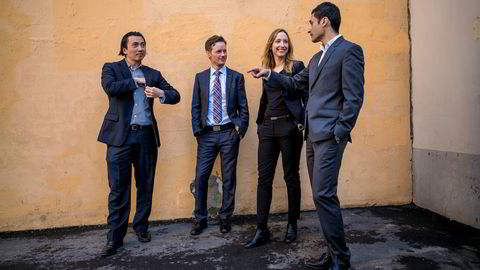 Olav Chen, Kjersti Haugland, Shakeb Syed og Bjørn-Roger Wilhelmsen. Foto: Gunnar Blöndal