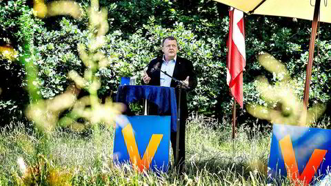 Danmarks statsminister Lars Løkke Rasmussen brukte nasjonaldagen tirsdag til å true migranter med opphold på et «ikke spesielt attraktivt sted». Foto: Henning Bagger/NTB Scanpix