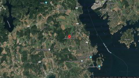 Området rundt Brunlaløkka 50, Larvik, Vestfold