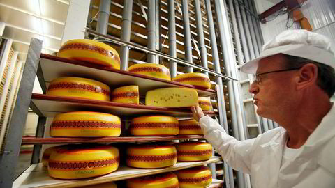 Meieriet i Elnesvågen utenfor Molde har i en årrekke vært basen produksjon av Jarlsberg-osten. Nå skal eksportproduksjonen av Jarlsberg flagges ut, og Tine har nå gjort oppkjøp i USA for å sikre distribusjonen.