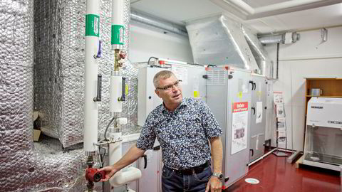 Martin Andersson er konsernsjef i Ventilationsgruppen som jobber med miljøvennlig ventilasjon. Han frykter den politiske situasjonen i Sverige. Foto: Javad Parsa
