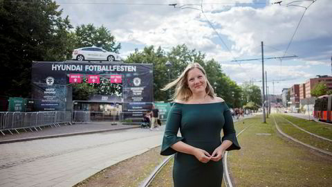 Oslo, 10.07.2018: Aina Stenersen (Frp) er uenig i byrådets avgjørelse om å droppe anbud på Kontraskjæret. Hun mener kommunen taper masse penger på å ikke sette leiekontrakten ut på anbud og på å leie ut såpass billig som de gjør.