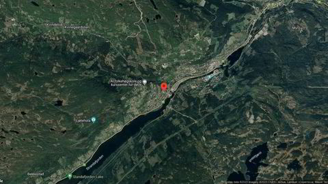 Området rundt Nossvegen 11C, Ål, Viken