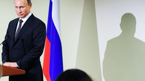 Russlands president Vladimir Putin. Foto: Mikhail Klimentyev/RIA-Novosti, Kremlin Pool Photo via AP/NTB SCANPIX