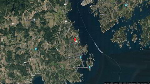 Området rundt Skaufaret 12E, Larvik, Telemark og Vestfold