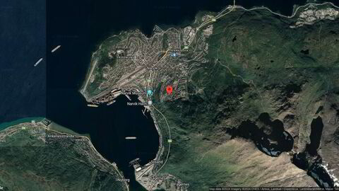Området rundt Blåklokkeveien 7, Narvik, Nordland