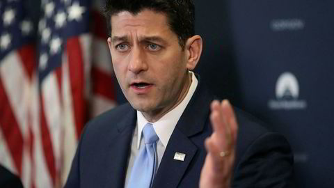 Paul Ryan er republikanernes flertallsleder i Representantenes hus.