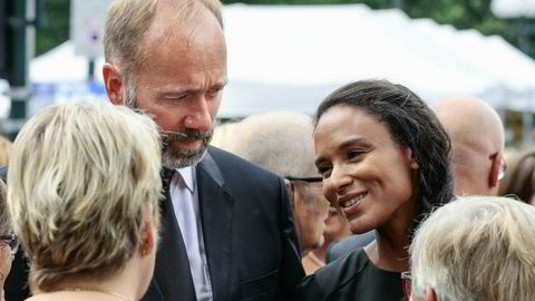 Samboerne Trond Giske og Haddy N'jie skal ha tatt et oppgjør med både VG og DN, da de deltok på et internt seminar i regi av VGs nyhetsredaksjon.