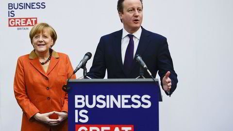 REFORMER. Statsminister David Cameron krever en reforhandling av Storbritannias forhold til EU. Også Tysklands Angela Merkel mener unionen trenger en reform. Foto: Nigel Treblin/Getty Images