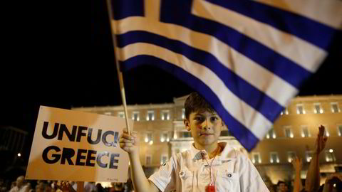 GREXIT: Forblir Hellas i Eurosonen? De fleste vedder fortsatt på det i følge britiske bookmakere. Foto: Aleksander Nordahl