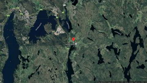 Området rundt Eikelund 93, Tysvær, Rogaland