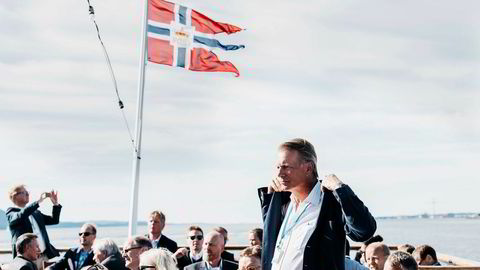 Ferd-eier Johan H. Andresen fikk avgjort sin skatteklage på rekordtid, to dager før han ble nominert til Etikkrådet for Oljefondet. Her er han utenfor Stord ifjor i forbindelse med sammenstillingen av Johan Sverdrups boreplattform.