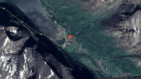 Området rundt Kåfjorddalsveien 36, Gáivuotna – Kåfjord – Kaivuono, Troms og Finnmark