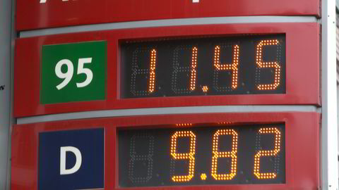 Bensin- og dieselprisene har falt i påsken. Bildet er fra Oslo påskeaften. Foto: Terje Pedersen/