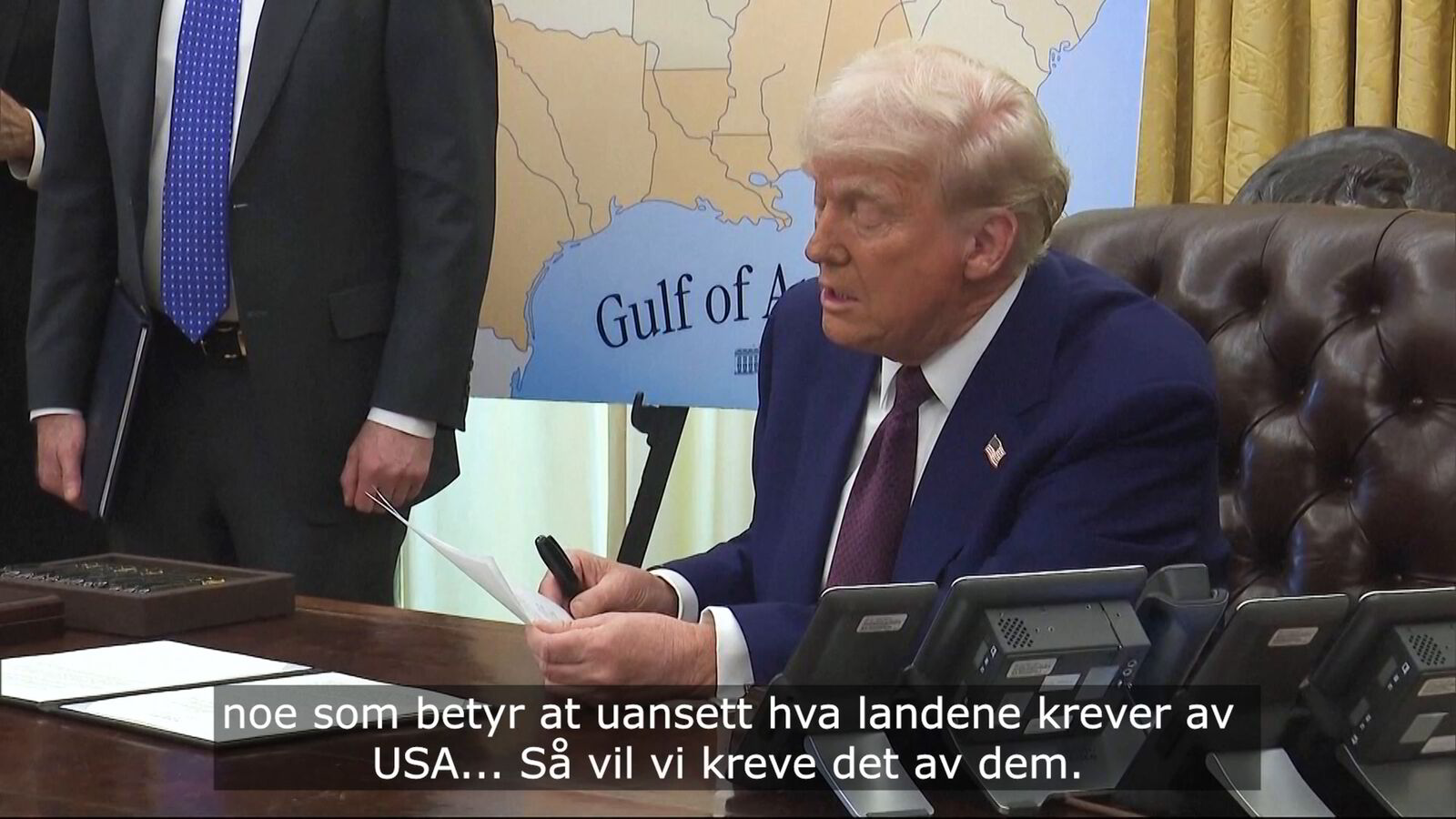 Trump om gjengjeldelsestollen: – Et enkelt system