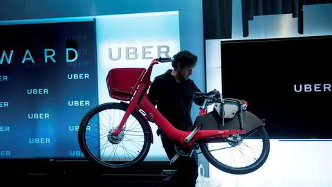 Uber ruller i stort tempo ut de karakteristiske røde elsyklene under merkenavnet Jump Bikes.