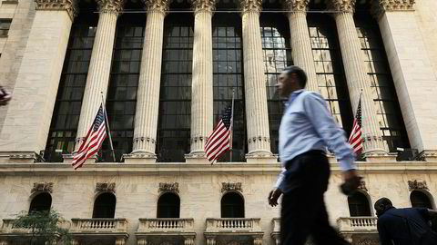 New York Stock Exchange tidligere denne uken.