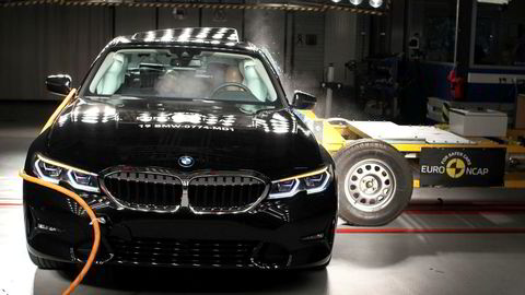 BMW 3-serien kom på norske veier i mars i år. Nå er den kollisjonstestet til strålende resultater.