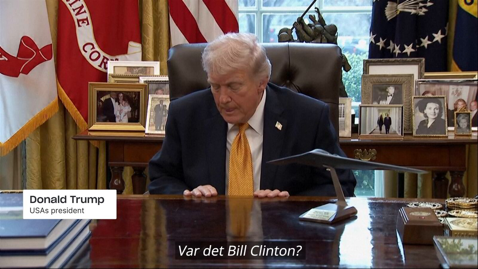 Trump sier han har Iran-støtte fra «tidligere president»: – Var det Bush? Clinton? Biden?