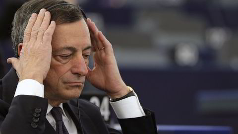 ECB-sjef Mario Draghi. Foto: REUTERS/Vincent Kessler/NTB SCANPIX