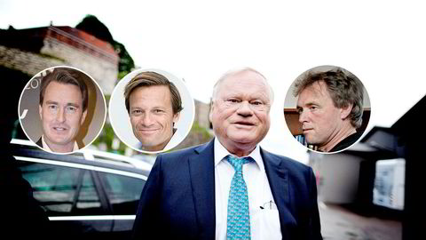 Cato Sælid (fra venstre), Morten Angelil, John Fredriksen og Per Magne Jensen satser på teknologiselskapet The Future Group.
